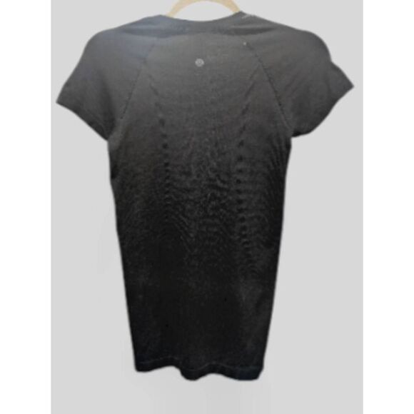 LULULEMON ATHLETICA Swiftly Tech Short Sleeve In Black Size 4 - Picture 4 of 4
